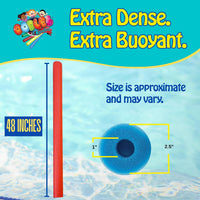 Oodles of Noodles Foam Pool Swim Noodles 2 Pack – Fun for Kids & Family - image 4