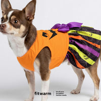 Fitwarm Halloween Pumpkin Dog Dress - Small / Pumpkin - image 3