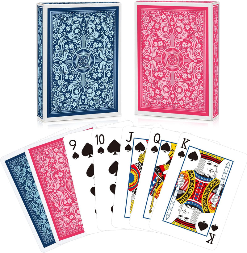Playing Cards, Decks of Cards, Playing Card 2 Pack for Adults - Pink/Light Blue