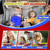 LCD Writing Tablet for Kids: Spidolapse Colorful Doodle Board - Red & Red / 2 PACK - image 4