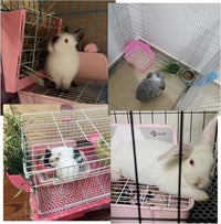 11Pcs Rabbit Litter Box Toilet - Pink - image 4