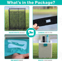 PawPail Pet Waste Station with Activated Carbon Filter and DualVent - image 3
