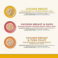 Applaws Natural Wet Canned Cat Food, Made with Limited and Natural Ingredients, Real Protein with No Artificial Additives, Chicken Selection Variety Pack in Broth (12 x 2.47oz Cans)