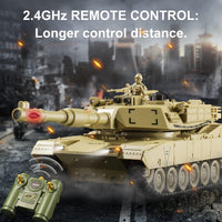 RC Tank, US M1A2 Abrams Remote Control Military Toy, 1:28 Scale – Fun for Kids & Family - image 3