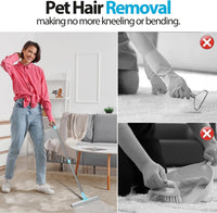 Carpet Rake for Pet Hair Removal Tool - Blue - image 4