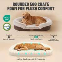 Miorun Fluffy Orthopedic Dog Beds Large Sized Dog - Coffee / XL(48", UP to 110lbs) - image 4