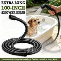 Dog Shower Attachment Metal - Black / 3/4" Outdoor Faucet Adapter - image 4