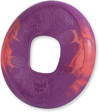 WEST PAW Seaflex Sailz Dog Toy Flying Disc - Hibiscus