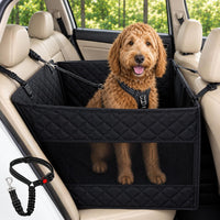 Half Hammock Dog Seat Cover for Back Seat