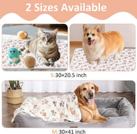 41" x 30" Dog Blankets for Medium Dogs, Cat - 41" x 30" / White / 1 - image 4