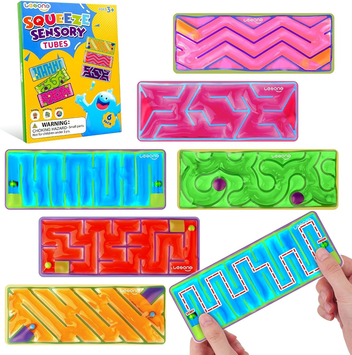 Squishy Sensory Fidget Toys for Kids: Sensory Toys for Special - 6pcs