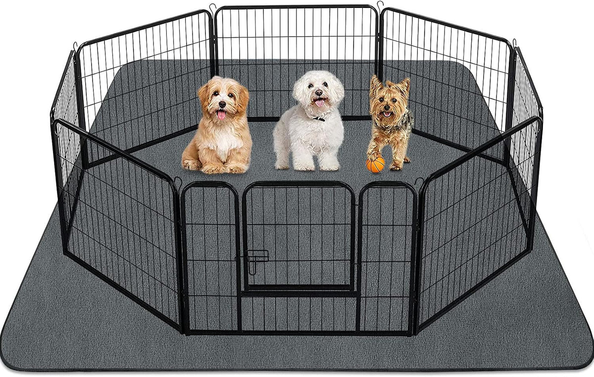 Washable Pee Pads for Dogs 72"x72" Reusable Dog Pads Extra Large - Gray / 72x72 Inch (Pack of 1)