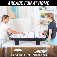 GoSports 40 Inch Table Top Air Hockey Game for Kids - 40 Inch / Black - image 2