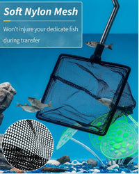 Pawfly Aquarium Fish Net with Extendable 9-24 Inch Long Handle - 5 Inch - image 3