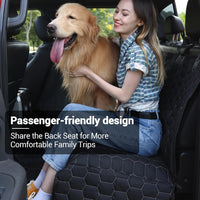 Dog Car Seat Covers for Back Seat - Hammock-61"W / Black - image 2