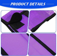 8 Pcs Mesh Fly Boots for Horse Breathable Mesh Horse Boots Protective Horse Leg Wraps Horse Leggings for Preventing Flies and Mosquitoes Bites (Light Pink, Dark Pink)
