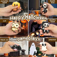 New 6 Packs-Halloween Squishies Toys Slow Rising - 6pcs-3 - image 3