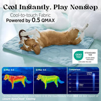 LE SURE ApexCloud QMAX>0.5 Breathable Dog Cooling Mat for Large Dog - 36" x 27" (L) / Blue - image 2