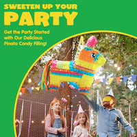 JOYIN Pumpkin Piñata Set, Foldable 10.5 x 16 Inch Jack-O’-Lantern Piñata with Stick and Blindfold - Big Donkey Pinata Set-3pcs - image 4