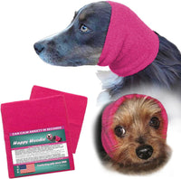 Happy Hoodie 2 Pack Dog and Cat Calming Band for Noise and Anxiety - Pink — 2-Pack: Small + (Med)Large