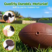 3 otters 4 piece kids sports balls set with football, soccer ball, basketball and pump - view 3