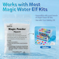 Kiditos Magic Water Elf Powder Refill, Calcium Lactate Powder - image 2