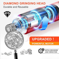Dog Nail Grinder 7-Speed & 360° LED Light, Professional Pet Nail Grinder for Dogs and Cats, Electric Dog Nail Trimmer Painless Paws Grooming & Smoothing Tool for Large Medium Small Dogs Cats Pets