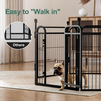 Gardner Pet Dog Playpens, 24" H 16 Panels Dog Pen Outdoor/Indoor Dog Fence Exercise Pen for Small - Black / 8 / 40"H - image 4