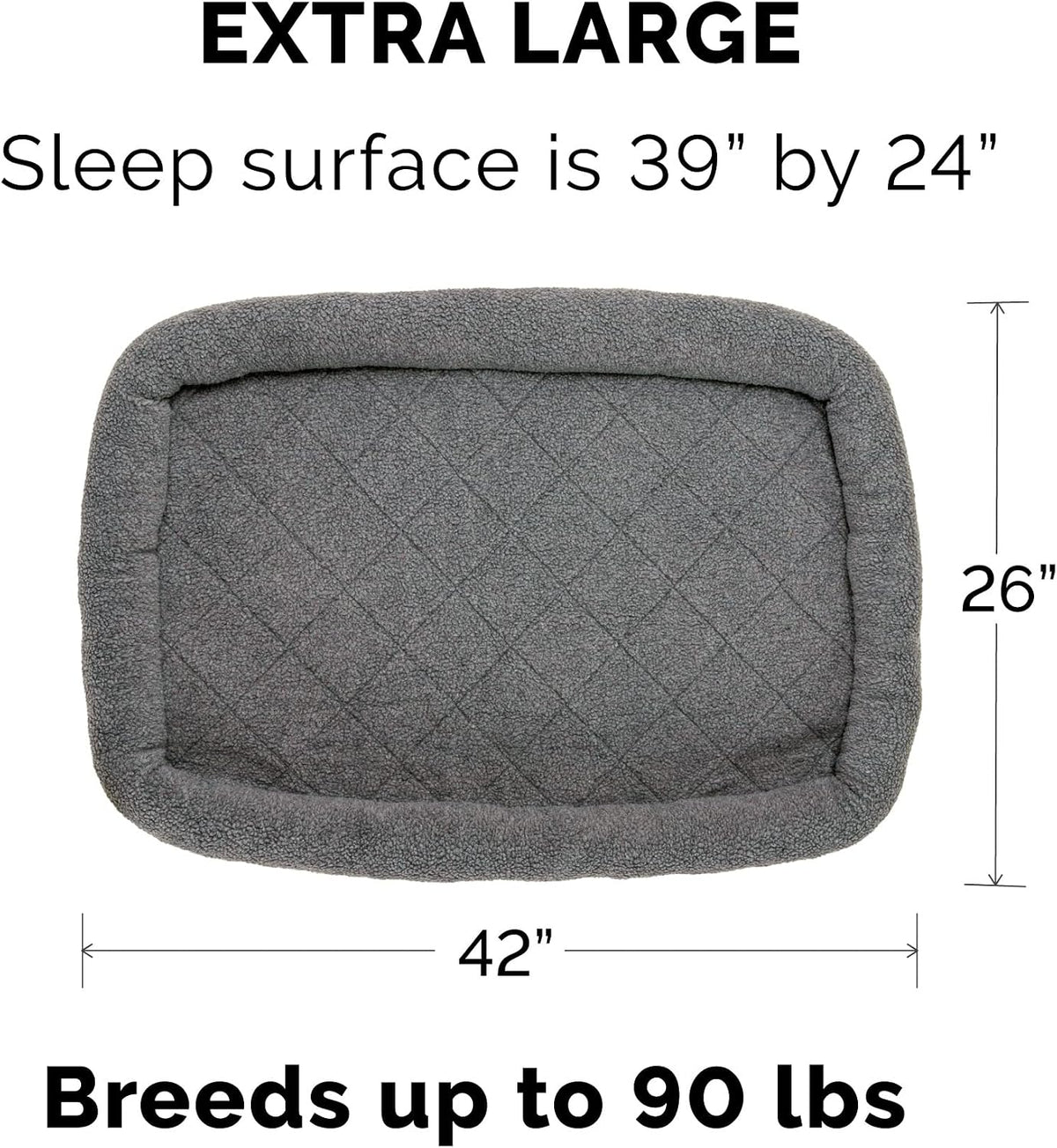 FurHaven Dog Bed for Extra Small Dogs & Cats - X-Large / Gray - image 2