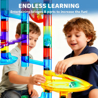 JOYIN 150Pcs Glowing Marble Run - Medium Set-150PCS - image 4
