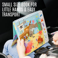 Totebook kids travel activity kit with tethered dry erase markers and ocean theme activity book - view 19