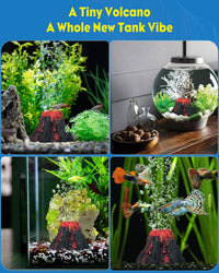 Pawfly Nano Silent Aquarium Air Pump - Air Pump Set + Volcano Decor - image 4