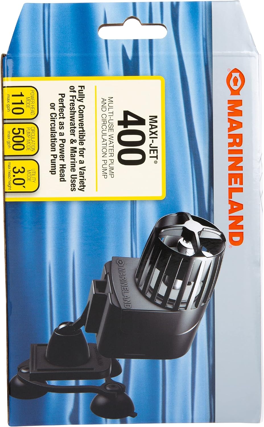Marineland Maxi-Jet 400 Multi-Use Water Pump & Power Head – Essentials for Fish - 110/500 gph - image 2