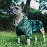 Spark Paws Dog Hoodie, Buttery-Soft Sweater Sweatshirt - Green Skydye / 5XL - image 2