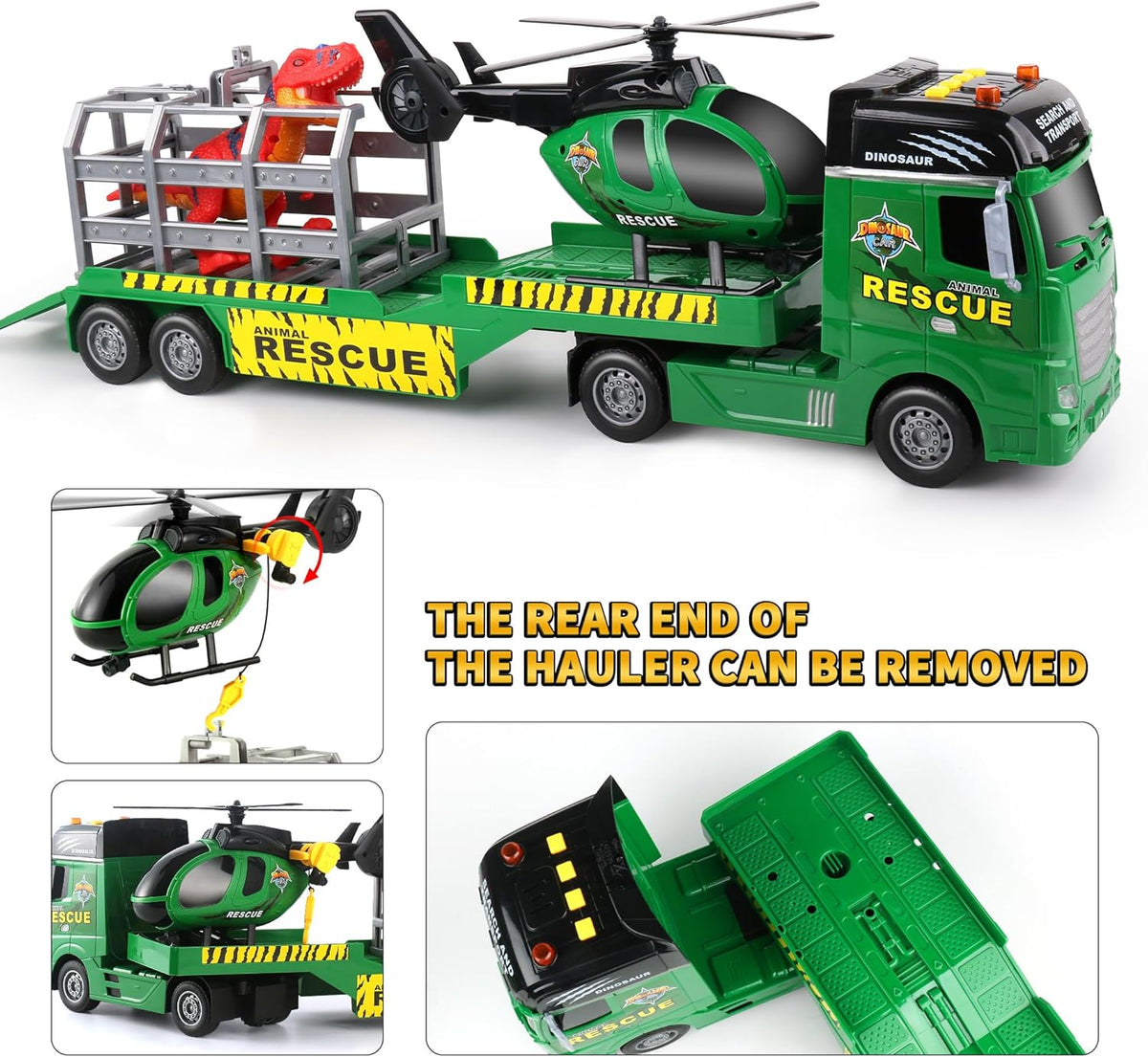 Dwi Dowellin Toddler Boy Toys for 3 4 5 6 Year Old - Dinosaurs Truck - image 2