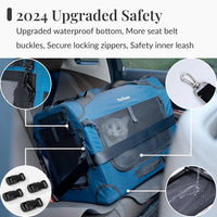 Extra Large Cat Carrier for 2 Cats - 24.0"L x 16.5"W x 16.5"H / Prussian Blue - image 3