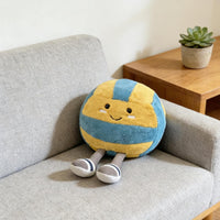 Cute Volleyball Plush Volleyball Gift Stuff Soft Sports Throw Pillow – Fun for Kids & Family - Volleyball - image 2