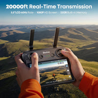 Bwine F7MINI 8K Photo 5.5" 1080P RC Screen Drones with Camera - Black and Orange - image 2