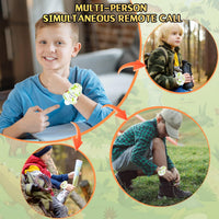 Fygurso kids walkie talkies, 2-pack green dinosaur design with adjustable wristbands - view 6