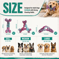 3-Pack Tough Dog Chew Toys, Dog Toys for Aggressive Chewers 25 - image 4