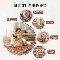 HAOCOO Washable Pee Pads for Dogs, (2 Pack) 3Ft x 3Ft Reusable Puppy Training Pads Super Absorbent Waterproof Whelping Pads,Red Non-Slip Leakproof Potty Pads for Pet Housebreaking