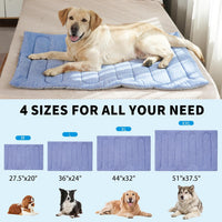 Cooling Mat for Large Dogs, Q-Max>0.46 - Blue / 28" x 20" - M-Crate - image 4