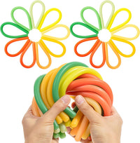 Mr. Pen, Monkey Noodle Fidget Toy, Colorful - Tropical Shades / 18 Pack