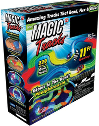 Magic Tracks Crash Theme Race Car Track Set for kids 2 Cars - Race Track Flex & Glow - image 4
