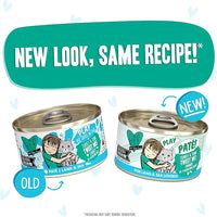 Weruva B.F.F. Play - Best Feline Friend Paté Lovers, Aw Yeah!, Turkey & Tuna Tweet Me! with Turkey & Tuna, 2.8oz Can (Pack of 12)