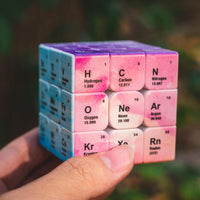 Cuberspeed Periodic Table 3x3 speed cube with chemical elements on each face - view 2