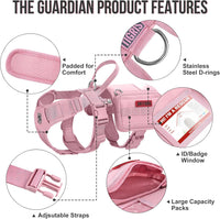OneTigris Service Dog Vest Harness - Large / Pink - image 3