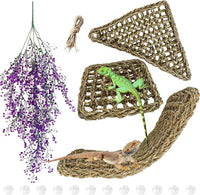 Reptile Hammock, Large Lizard Lounger - 【▲+■+▄+Purple】