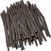 600g Apple Sticks Small Animals Wooden Pet Chew Treats Toys for Guinea Pigs Hamsters Rabbits Chinchillas Squirrels Small Animal Molar Wood Treats Toys