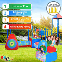 Hide N Side 5pc Kids Ball Pit Tents and Tunnels - image 3